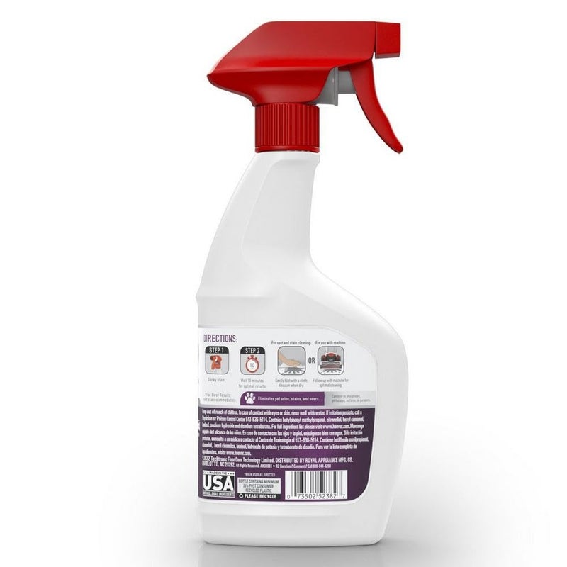 Hoover Pet Spot and Stain Remover, Pet Formula for Carpet and Upholstery, 22 fl oz Formula, White, AH31681 - Image 2